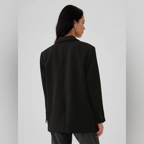 GAP Women's Charcoal Blazer - Picture 4 of 7
